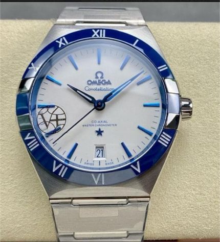 Replica Omega Constellation 131.30.41.21.04.001 V+ Factory V2 Ceramic bezel