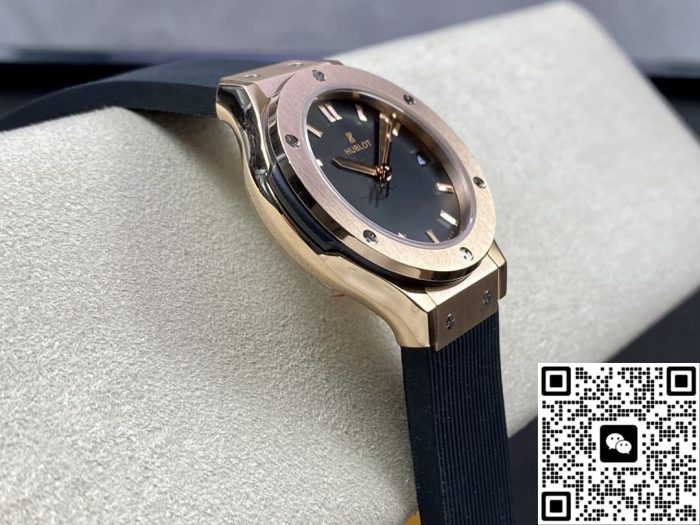 Replica Hublot Classic Fusion 591.OX.1480.RX HB Factory Rubber strap - Image 3
