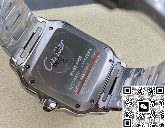 Replica Cartier Santos WSSA0061 BV Factory Gradient green dial - Image 9