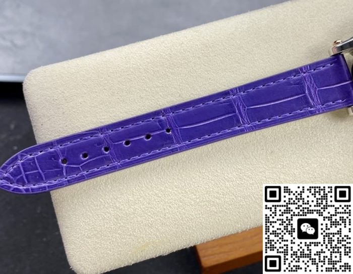 Replica Chopard HAPPY SPORT 278578-6004 YF Factory Alligator leather strap - Image 8