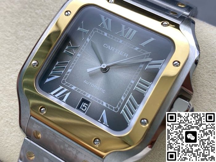 Replica Cartier Santos W2SA0030 BV Factory Stainless steel case - Image 2