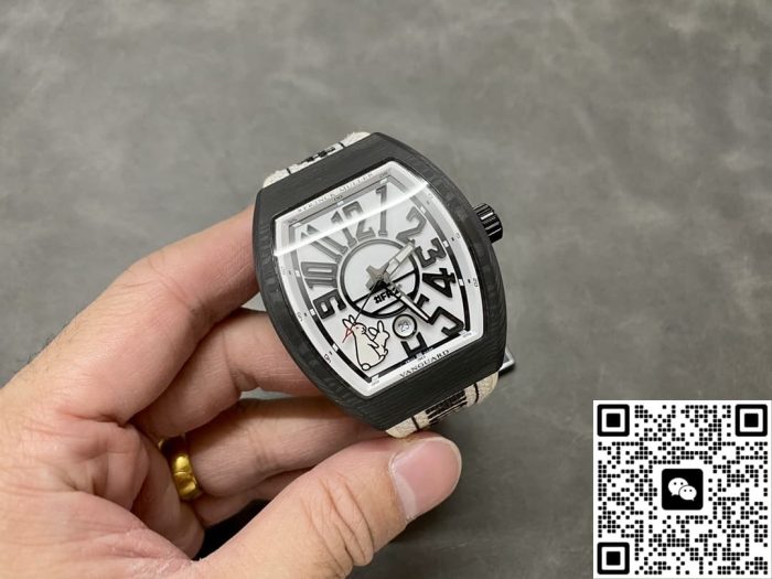 Replica Franck Muller MEN’S COLLECTION V46 SC OG ABF factory White dial - Image 5