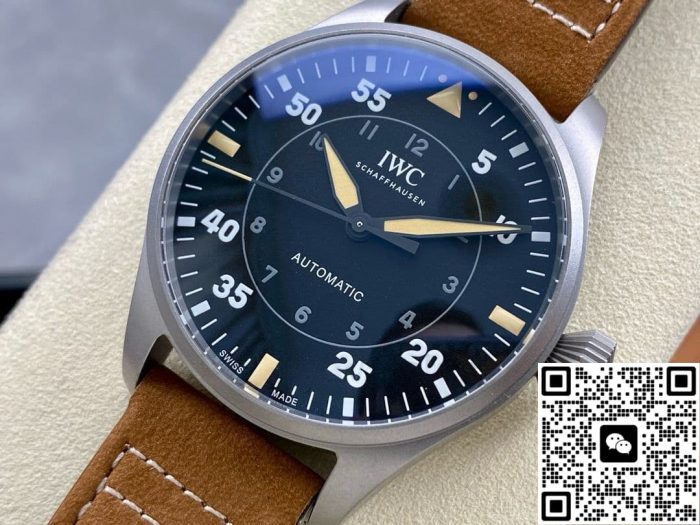 Replica IWC Pilot’s Watch IW329701 M+ Factory Brown strap - Image 4
