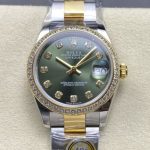 Replica Rolex Datejust m278383rbr-0029 AR Factory Olive green dial - Image 12