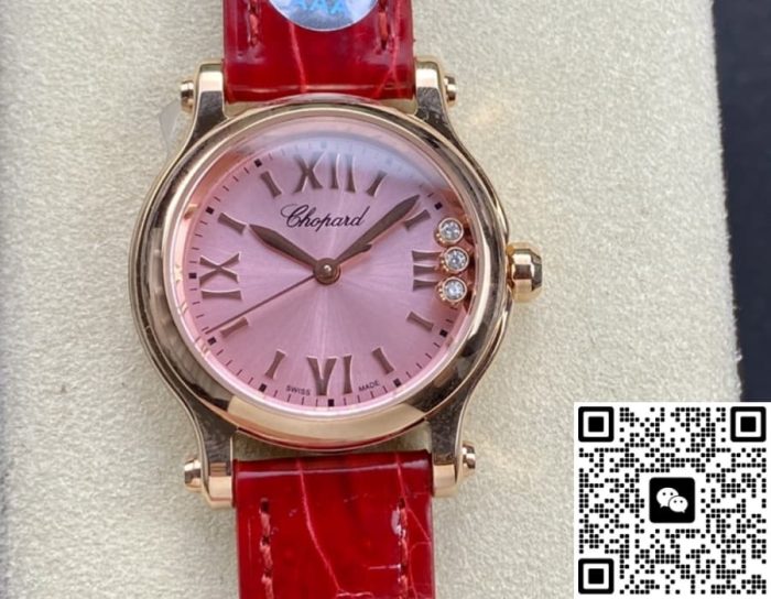 Replica Chopard HAPPY SPORT 278590-3012 YF Factory Pink dial - Image 2