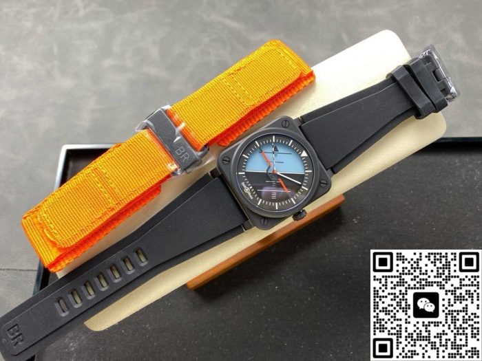 Replica Bell & Ross INSTRUMENTS BR03A-HRZ-CE M+ factory ceramic case - Image 5