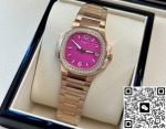 Replica Patek Philippe Nautilus 7010/1R-013 GR Factory Purple dial - Image 15