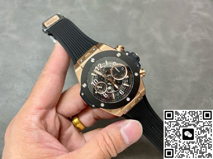Replica Hublot BIG BANG 411.OM.1180.RX BB Factory Transparent case back - Image 3