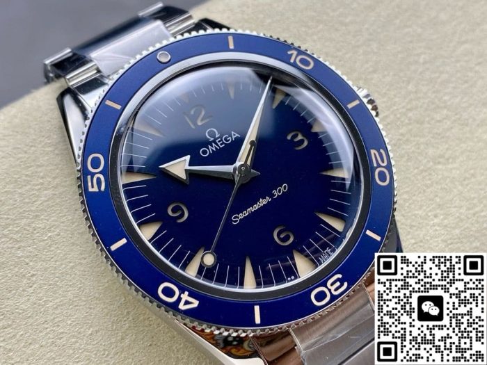 Replica Omega Seamaster 234.30.41.21.03.001 VS Factory Silver strap - Image 4