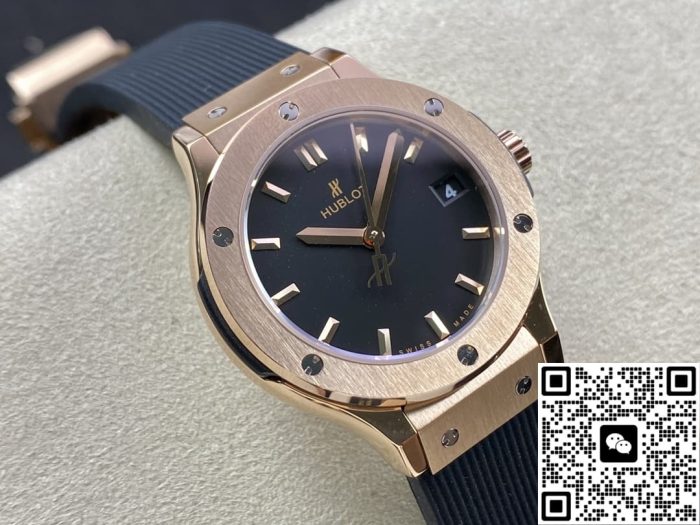 Replica Hublot Classic Fusion 591.OX.1480.RX HB Factory Rubber strap - Image 6