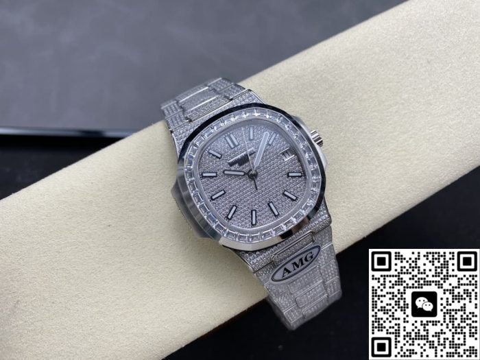 Replica Patek Philippe Nautilus 5791-10-G-010 AMG Factory Stainless steel bezel - Image 4