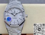 Replica Audemars Piguet Royal Oak 15454BC.GG.1259BC.01 APS Factory Silvery white dial