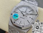 Replica Audemars Piguet Royal Oak 15454BC.GG.1259BC.01 APS Factory Silvery white dial - Image 3