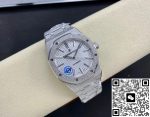 Replica Audemars Piguet Royal Oak 15454BC.GG.1259BC.01 APS Factory Silvery white dial - Image 4