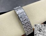 Replica Audemars Piguet Royal Oak 15454BC.GG.1259BC.01 APS Factory Silvery white dial - Image 21