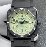Replica Bell & Ross BR0392-D-KA-CE-SRB Green Dial