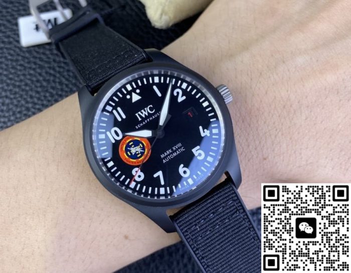 Replica IWC Pilot IW324705 M+ Factory Ceramic case - Image 8