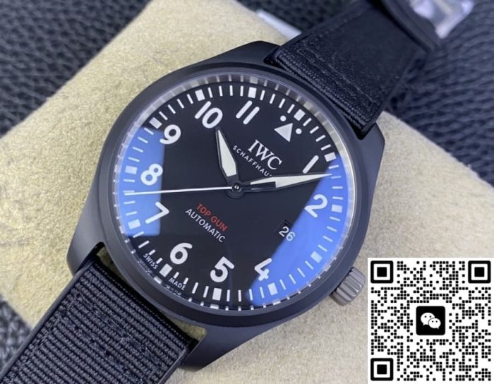 Replica IWC Pilot IW326906 M+ Factory Rubber strap - Image 3