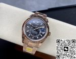 Replica Rolex Sky-Dweller m326935-0007 Noob Factory Dark rhodium white dial - Image 13