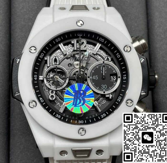 Replica Hublot BIG BANG 441.HX.1171.RX BB Factory Black skeleton dial - Image 2