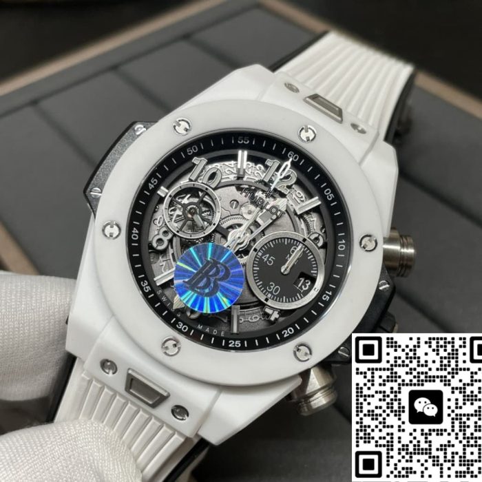 Replica Hublot BIG BANG 441.HX.1171.RX BB Factory Black skeleton dial - Image 5