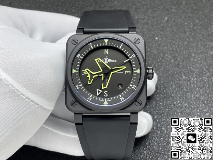 Replica Bell & Ross BR03A-CPS-CE-SRB Black Dial - Image 2