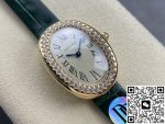 Replica Cartier bathtub WJBA0038 DR factory shiny green strap - Image 3