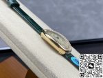 Replica Cartier bathtub WJBA0038 DR factory shiny green strap - Image 6