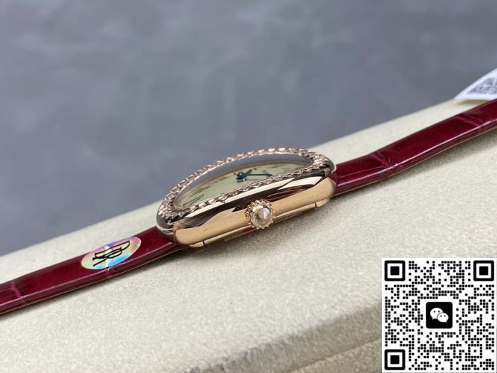 Replica Cartier bathtub WJBA0031 DR factory shiny red strap - Image 7