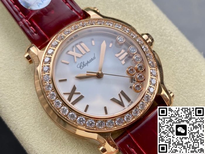 Replica Chopard HAPPY DIAMONDS 277473-5009 YF Factory Silvery white dial - Image 3