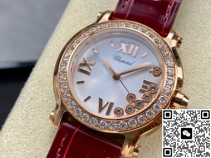 Replica Chopard HAPPY DIAMONDS 277473-5009 YF Factory Silvery white dial - Image 4