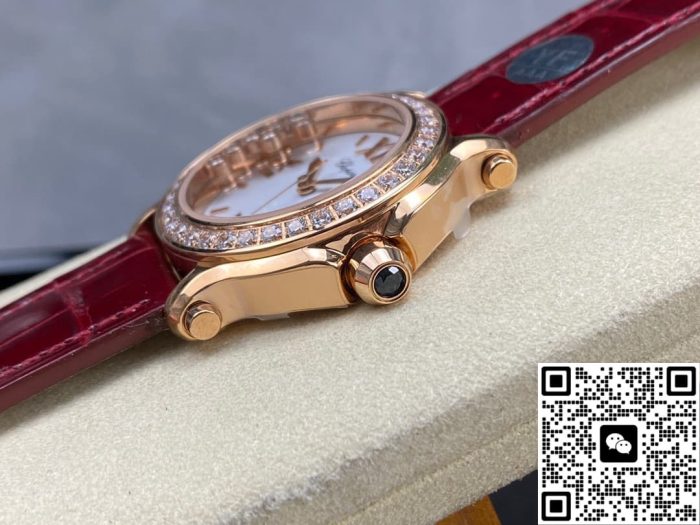 Replica Chopard HAPPY DIAMONDS 277473-5009 YF Factory Silvery white dial - Image 7
