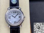 Replica Chopard HAPPY DIAMONDS 278475-3037 YF Factory stainless steel diamond case - Image 13