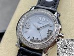Replica Chopard HAPPY DIAMONDS 278475-3037 YF Factory stainless steel diamond case - Image 4