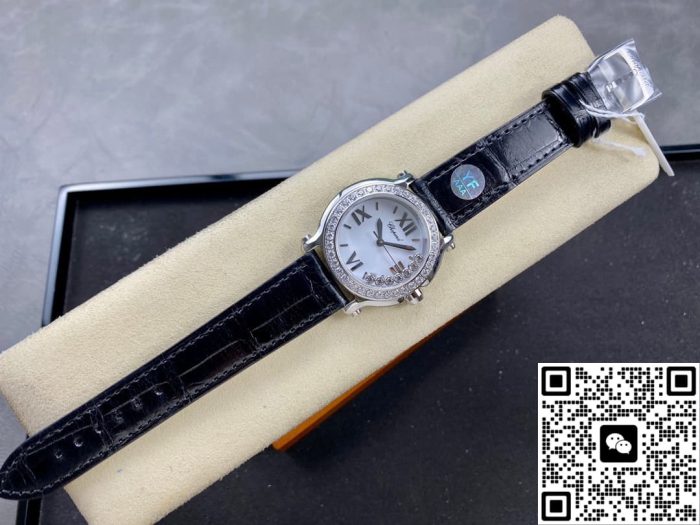 Replica Chopard HAPPY DIAMONDS 278475-3037 YF Factory stainless steel diamond case - Image 5