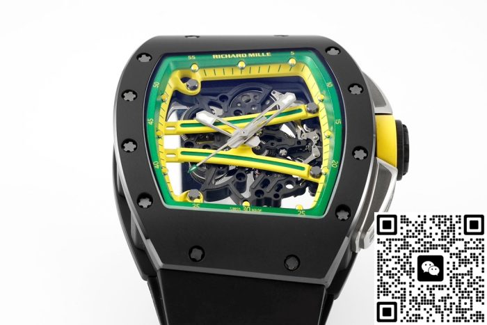 Replica Richard Mille RM61-01 YOHAN BLAKE TZP black ceramic case - Image 4