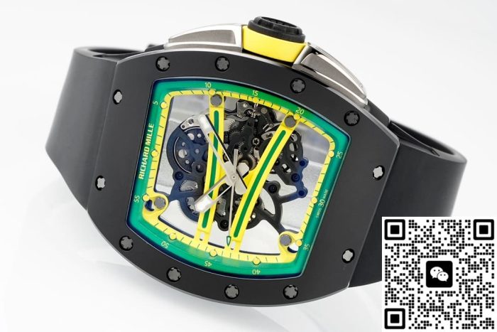 Replica Richard Mille RM61-01 YOHAN BLAKE TZP black ceramic case - Image 9