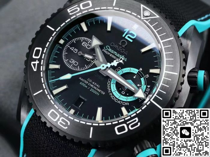 Replica Omega Seamaster 215.92.46.51.01.003 M+ Factory Black Ceramic Case - Image 3