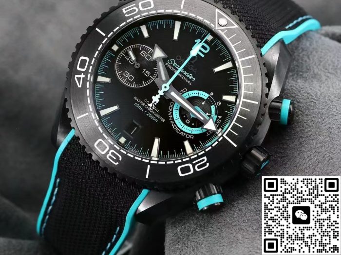 Replica Omega Seamaster 215.92.46.51.01.003 M+ Factory Black Ceramic Case - Image 4
