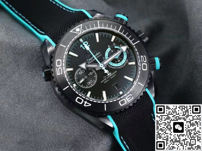 Replica Omega Seamaster 215.92.46.51.01.003 M+ Factory Black Ceramic Case - Image 5