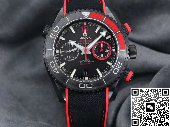 Replica Omega Seamaster 215.92.46.51.01.002 M+ Factory Rubber Strap - Image 2