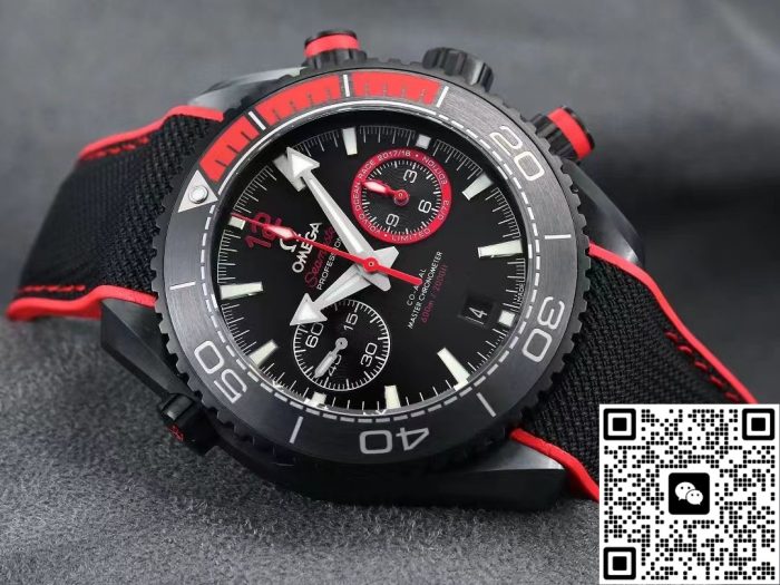 Replica Omega Seamaster 215.92.46.51.01.002 M+ Factory Rubber Strap - Image 6