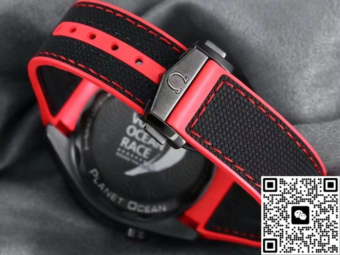 Replica Omega Seamaster 215.92.46.51.01.002 M+ Factory Rubber Strap - Image 9