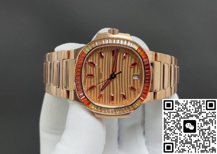 Replica Patek Philippe Nautilus 7118-1300R-001 GR factory rose gold dial - Image 3