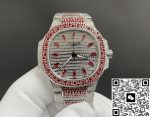 Replica Patek Philippe Nautilus 7118-1452G-001 GR factory full diamond dial - Image 2