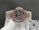 Replica Patek Philippe Nautilus 7118-1452G-001 GR factory full diamond dial - Image 3