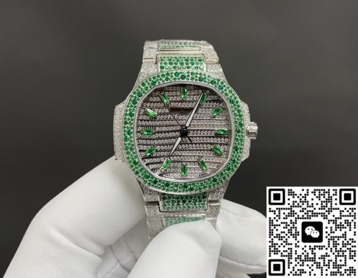Replica Patek Philippe Nautilus 7118-1453G-001 GR factory sapphire crystal watch mirror - Image 2