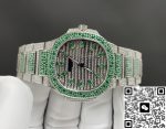 Replica Patek Philippe Nautilus 7118-1453G-001 GR factory sapphire crystal watch mirror - Image 3