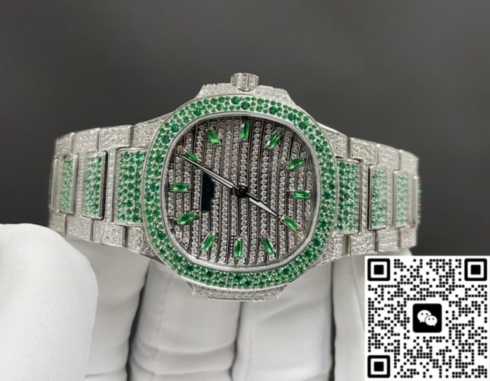 Replica Patek Philippe Nautilus 7118-1453G-001 GR factory sapphire crystal watch mirror - Image 3