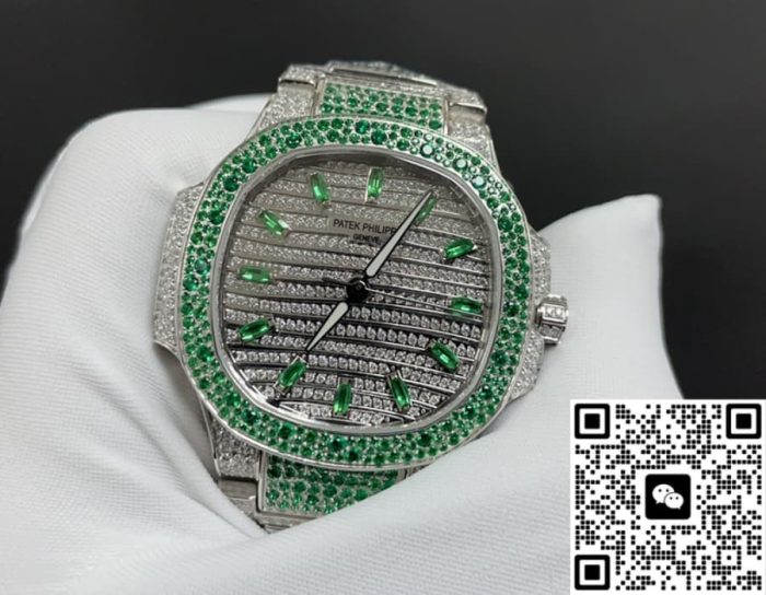 Replica Patek Philippe Nautilus 7118-1453G-001 GR factory sapphire crystal watch mirror - Image 4